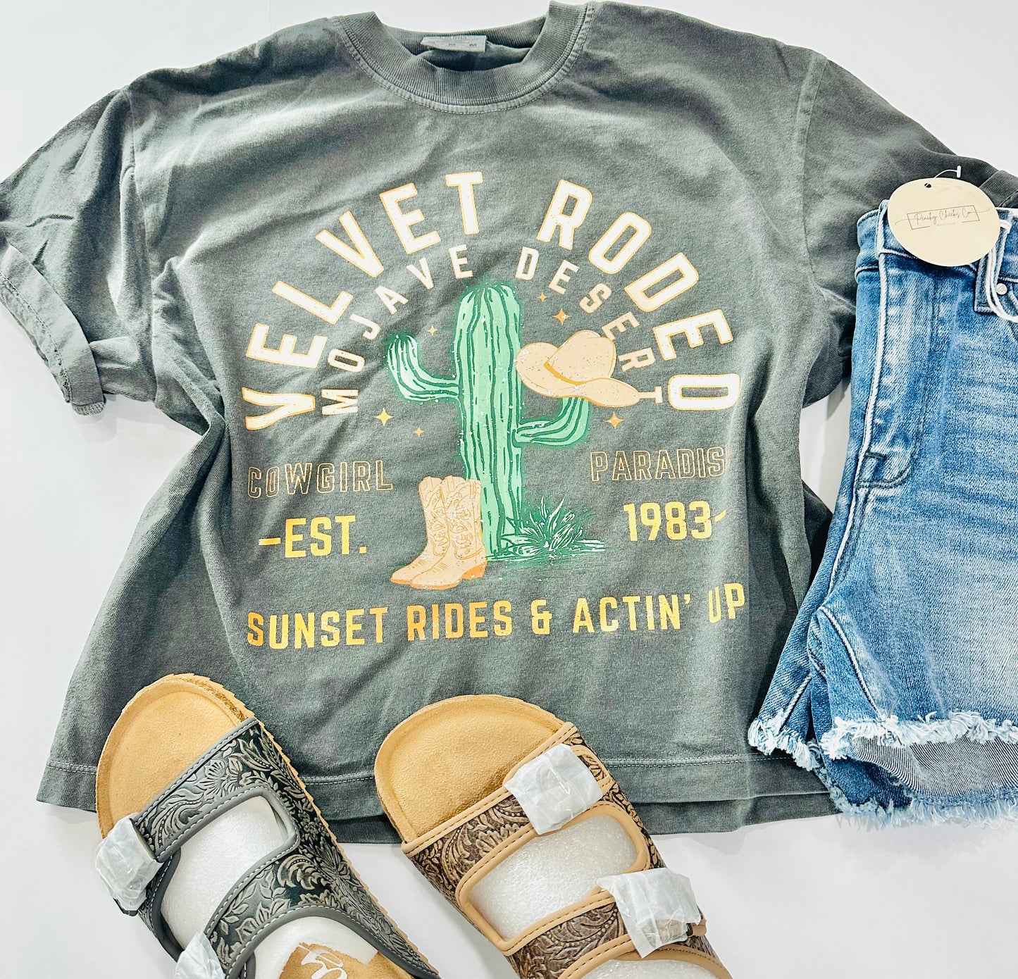 Velvet Rodeo Comfort Color Tee