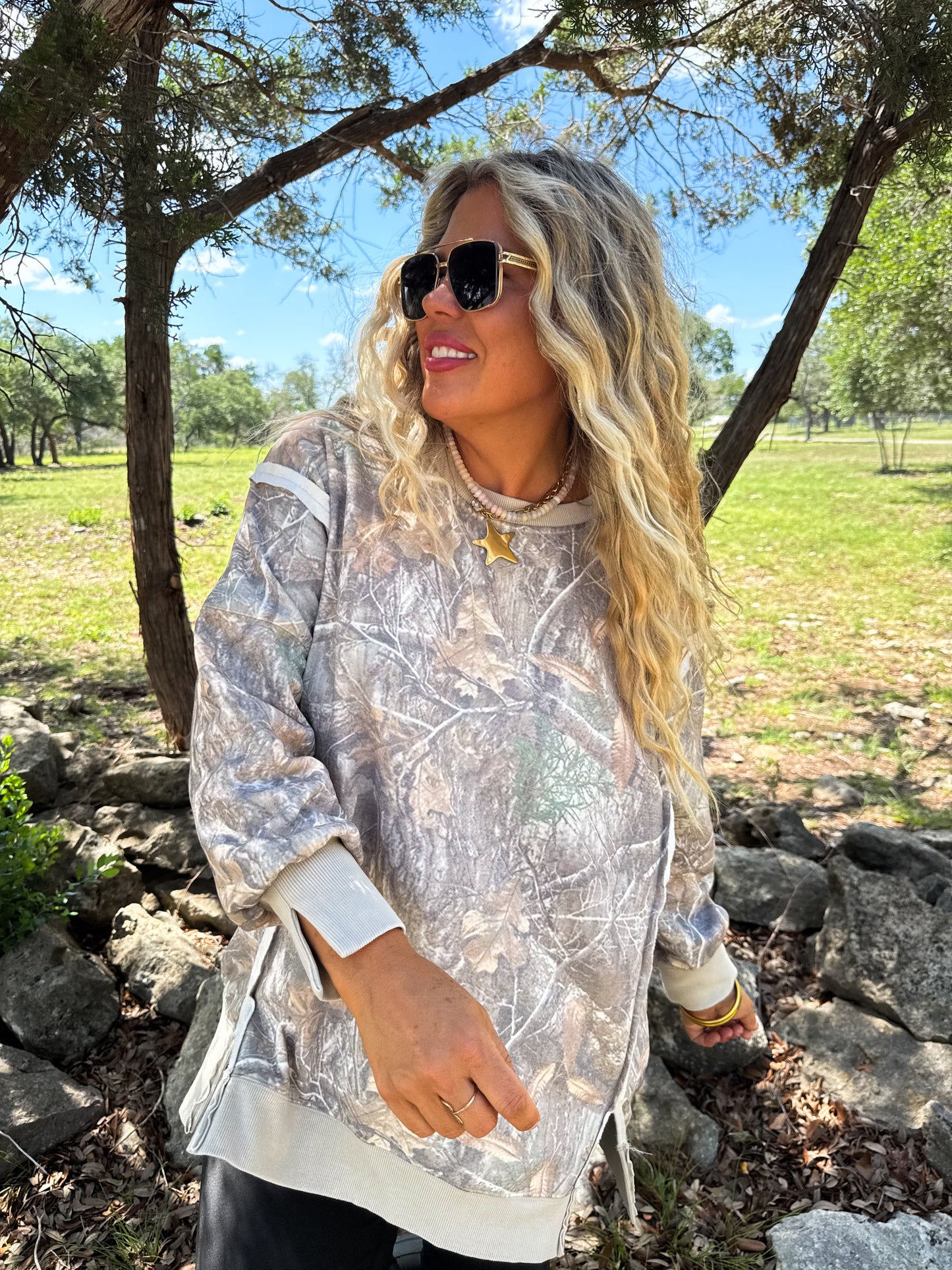 Caylee Camo Pullover RTS