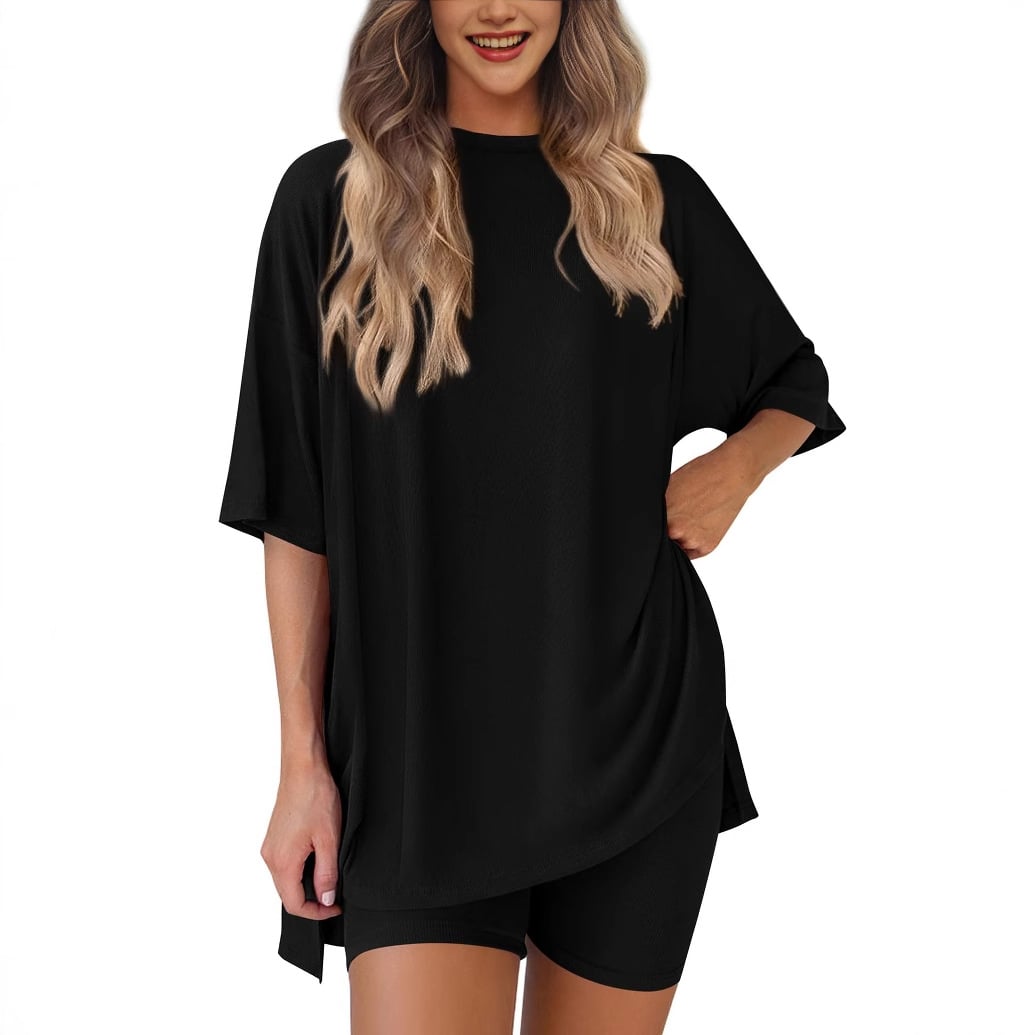 Jade Oversized Tee + Bikers PREO