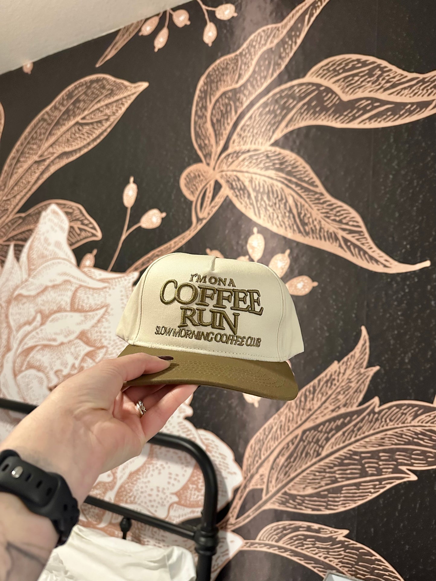 I’m On Coffee Run Slow Morning Coffee Club - Taupe