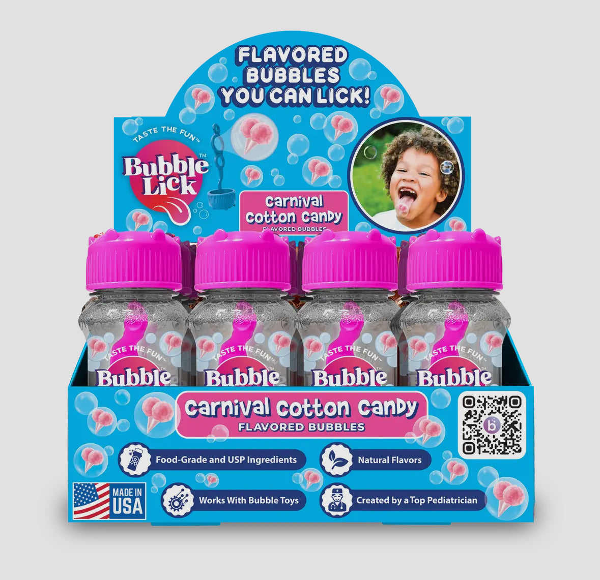 Bubblelick Cotton Candy / Blue Raz Bubbles