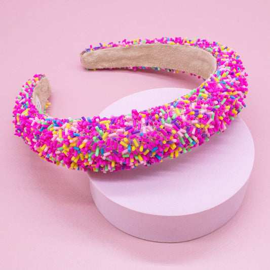 Birthday Padded Sprinkles Headband