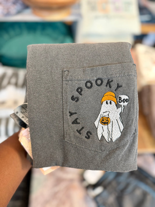 Stay Spooky Pocket TEE