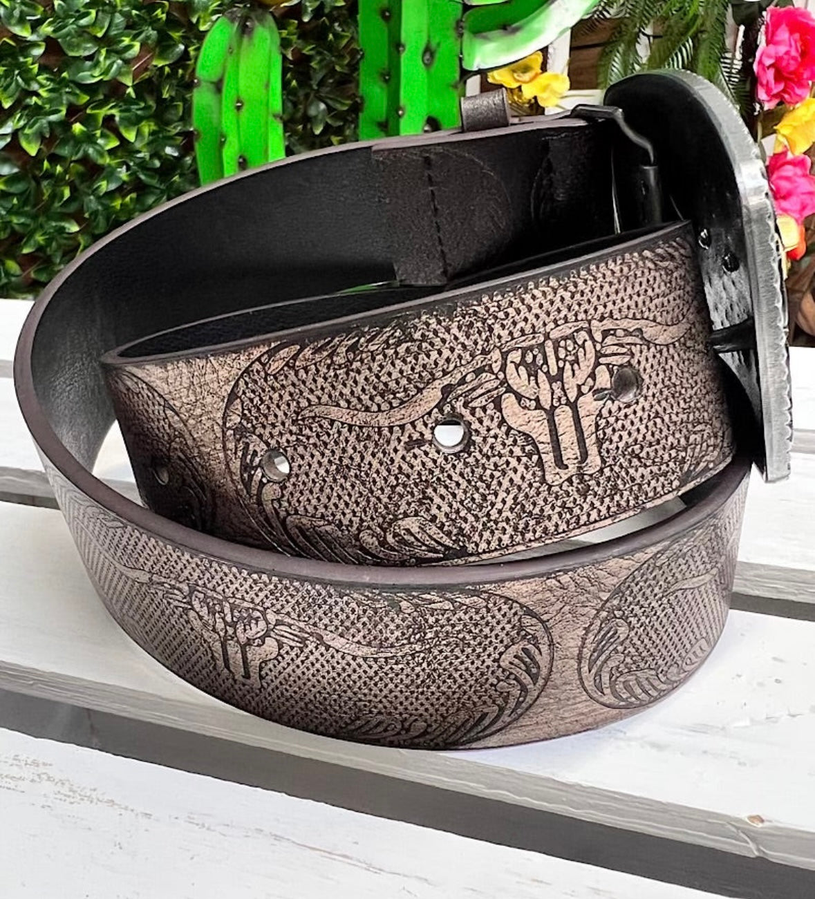 Longhorn Belt + Buckle