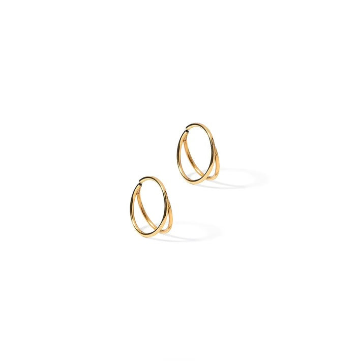 Nylah Gold Huggie Earings 8mm