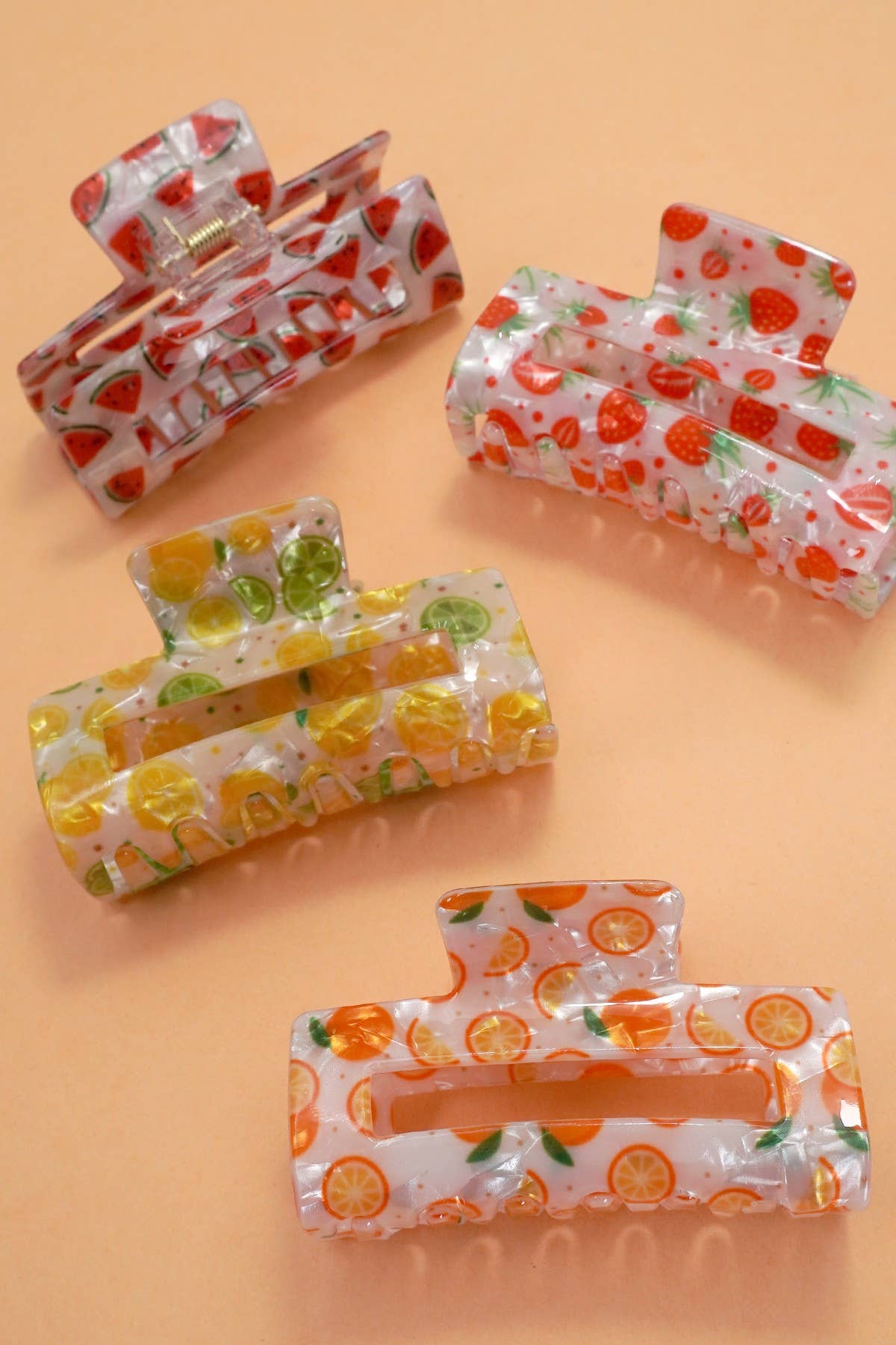Large Fruit Claw Clips