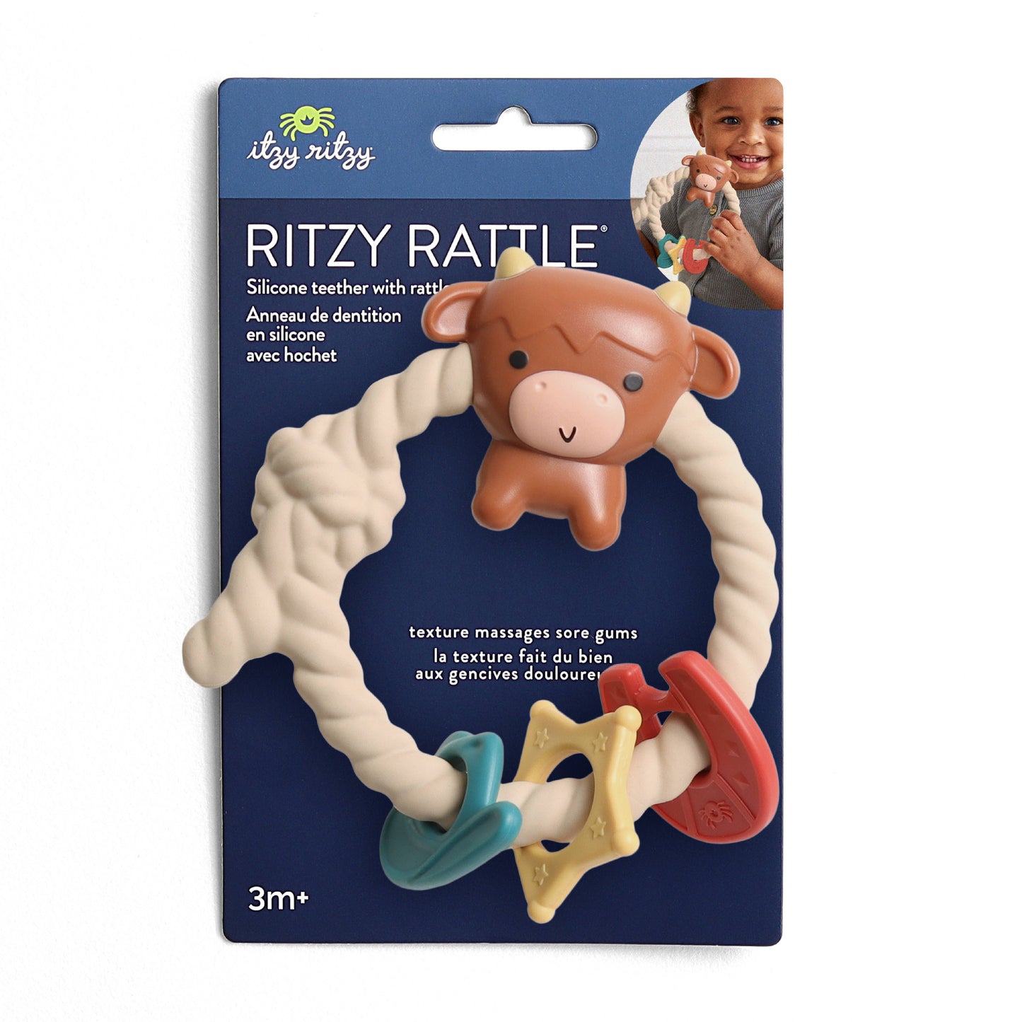 Ritzy Rattle™ Silicone Teether Rattle
