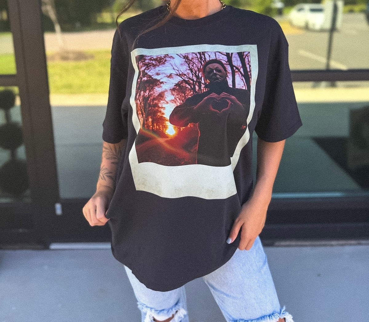 Michael Myers Sunset Tee