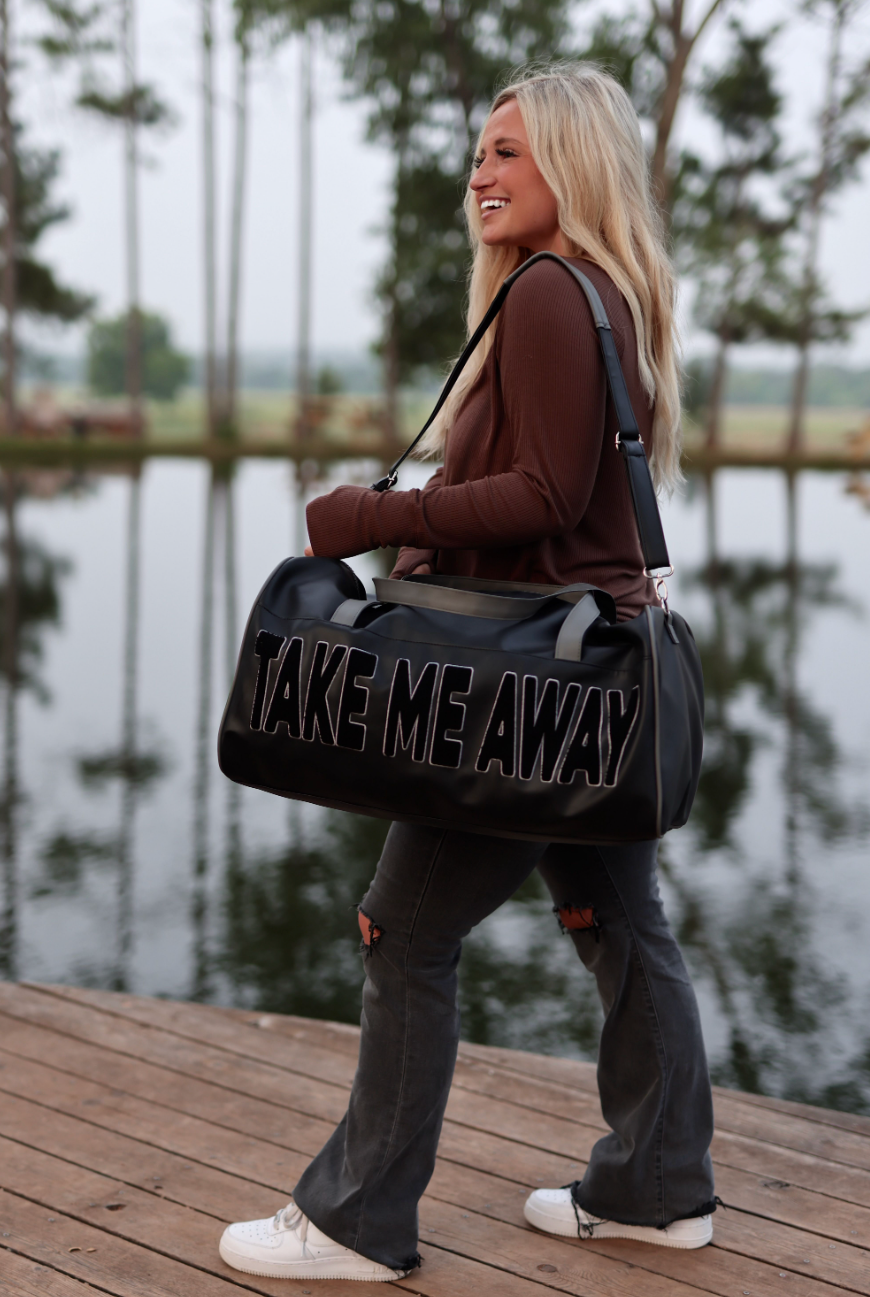 Take Me Away Duffle Midnight