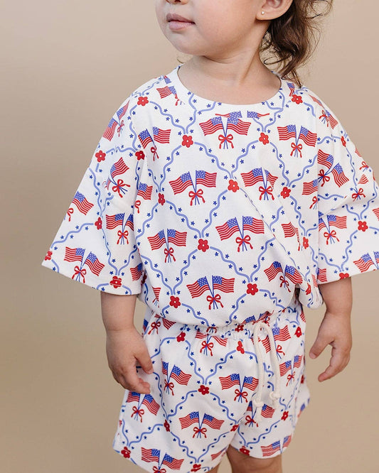 All American Girl Shorts Set