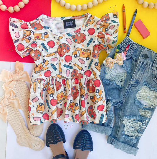 Back To School Peplum RTS