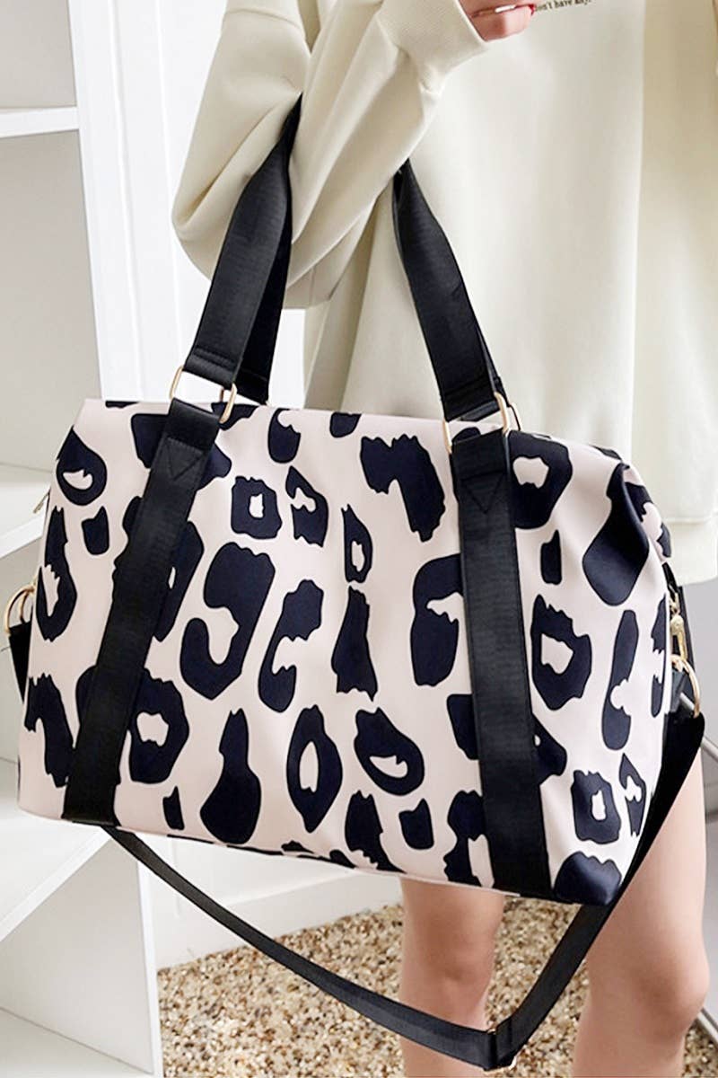 Leopard Weekender Duffle Bag