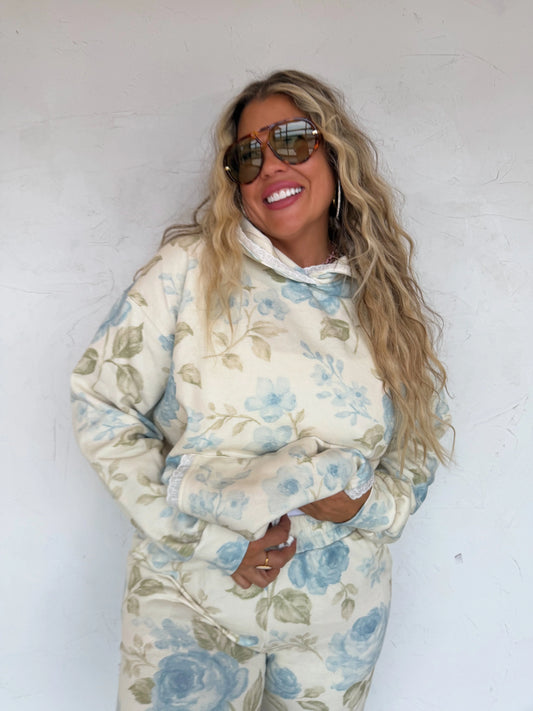 Lucille Lace Trimmed Spring Hoodies PRE