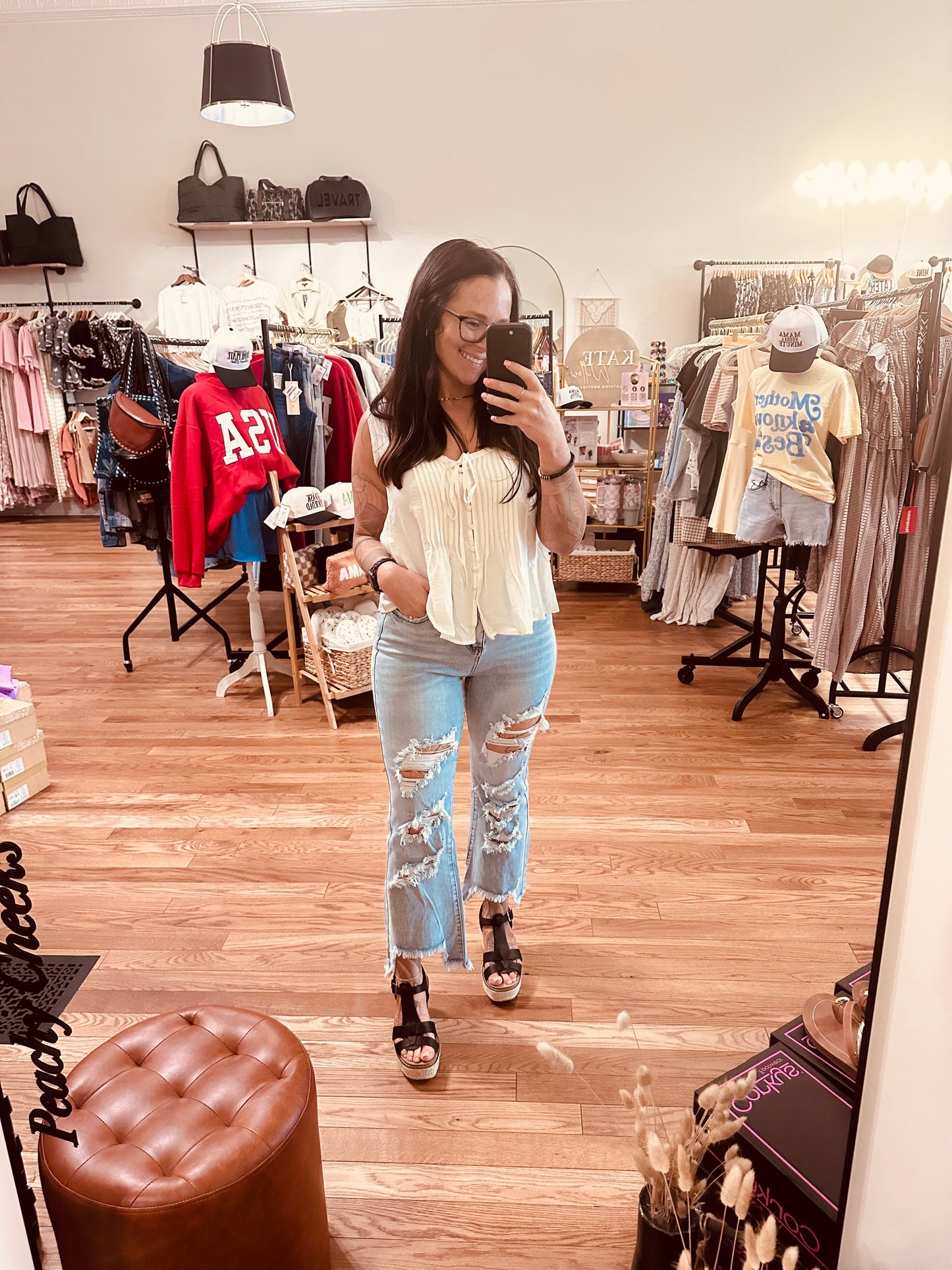 Aubrey Urban Distressed Denim