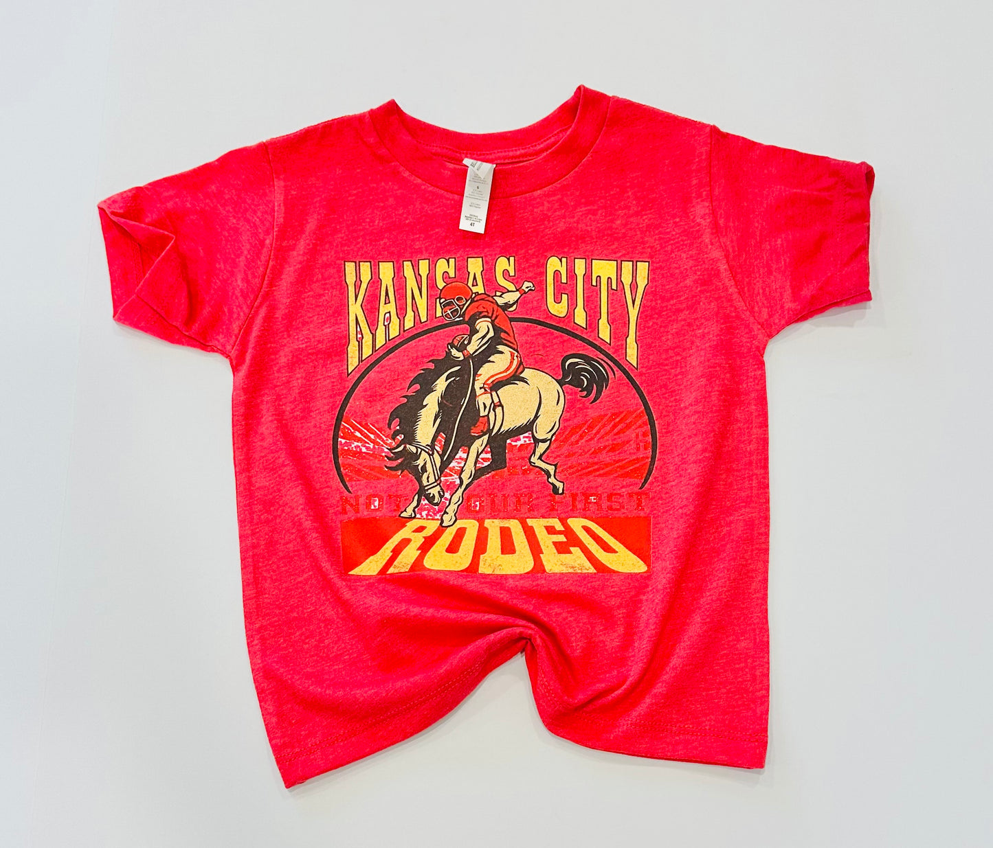 Kansas City Not Our First Rodeo Tee - Adult