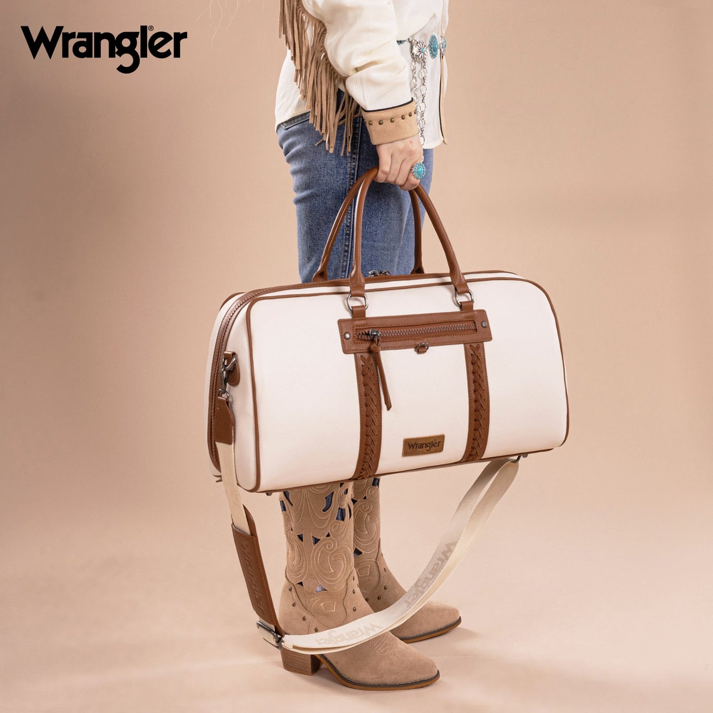 Wrangler Whipstitch Weekender - Cream