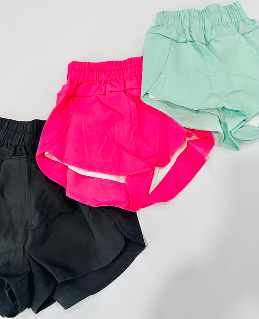 Girls High Waist Dolphin Shorts RTS