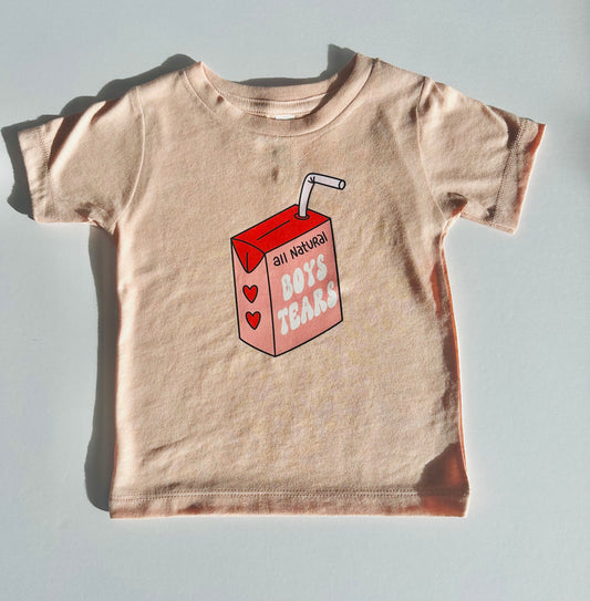 All Natural Boy Tears Peachy Tee