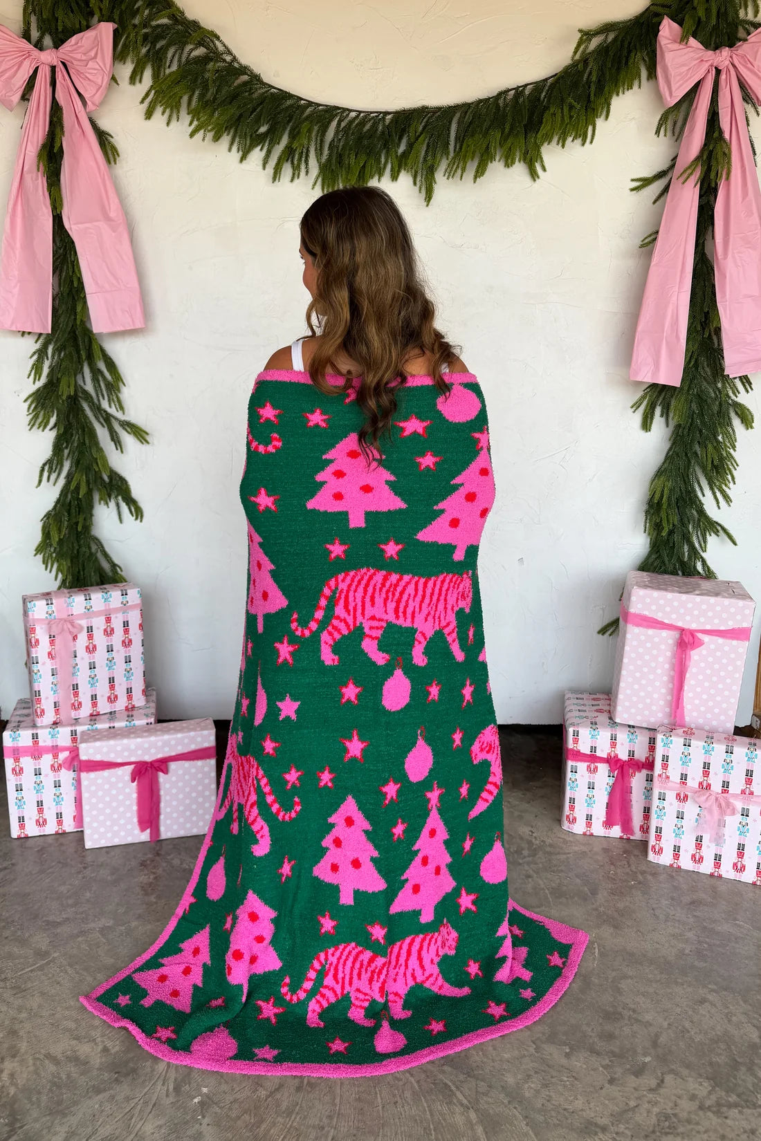 Wild Jungle Bells Luxe Throw PREO
