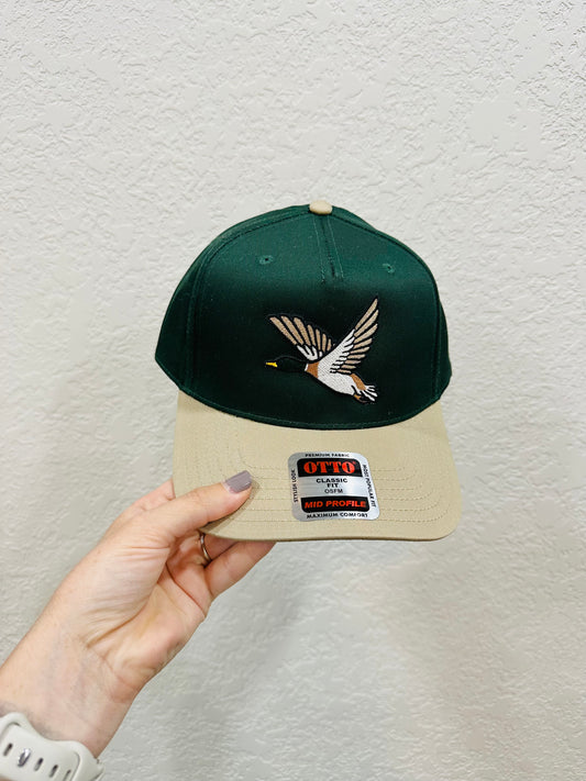 Flying Mallard Embroidered Hat RTS