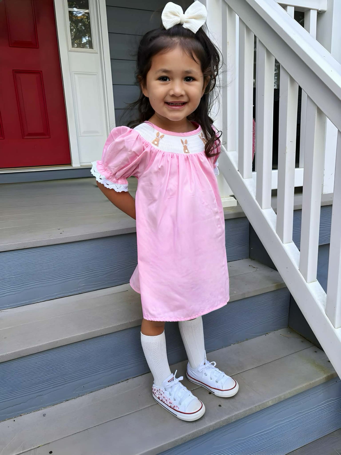 Faith Easter Bunny Dress RTS