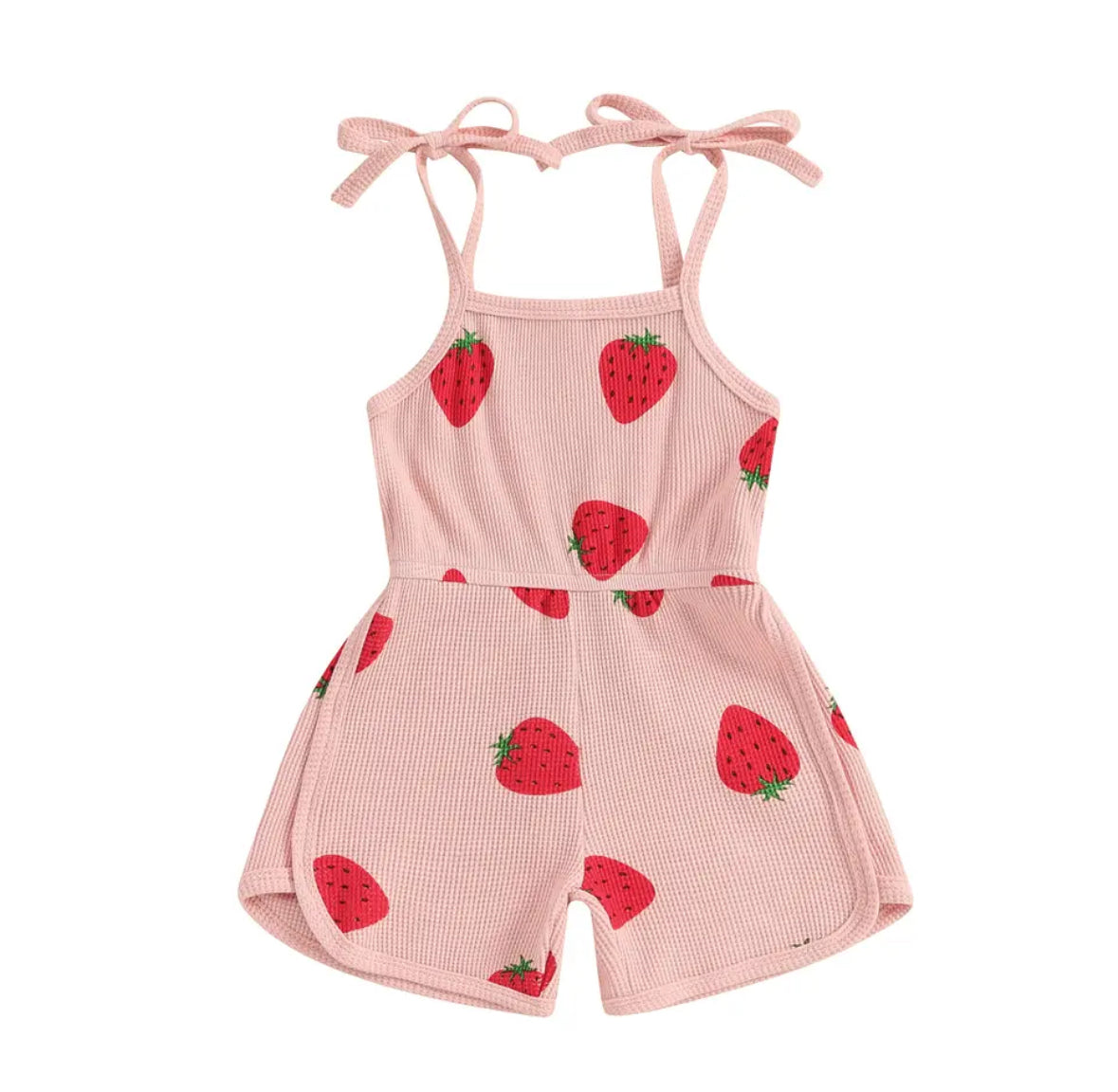 Strawberry Romper 2T