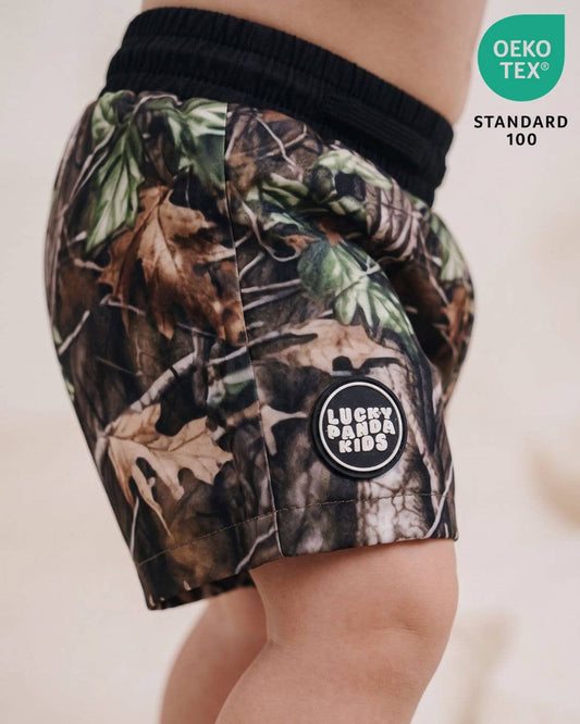 Colter Camo Dark Swim Trunks