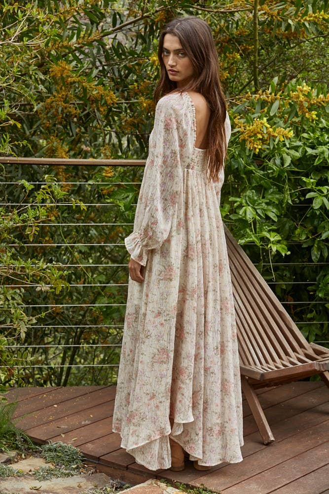 Clara Chiffon Floral Maxi