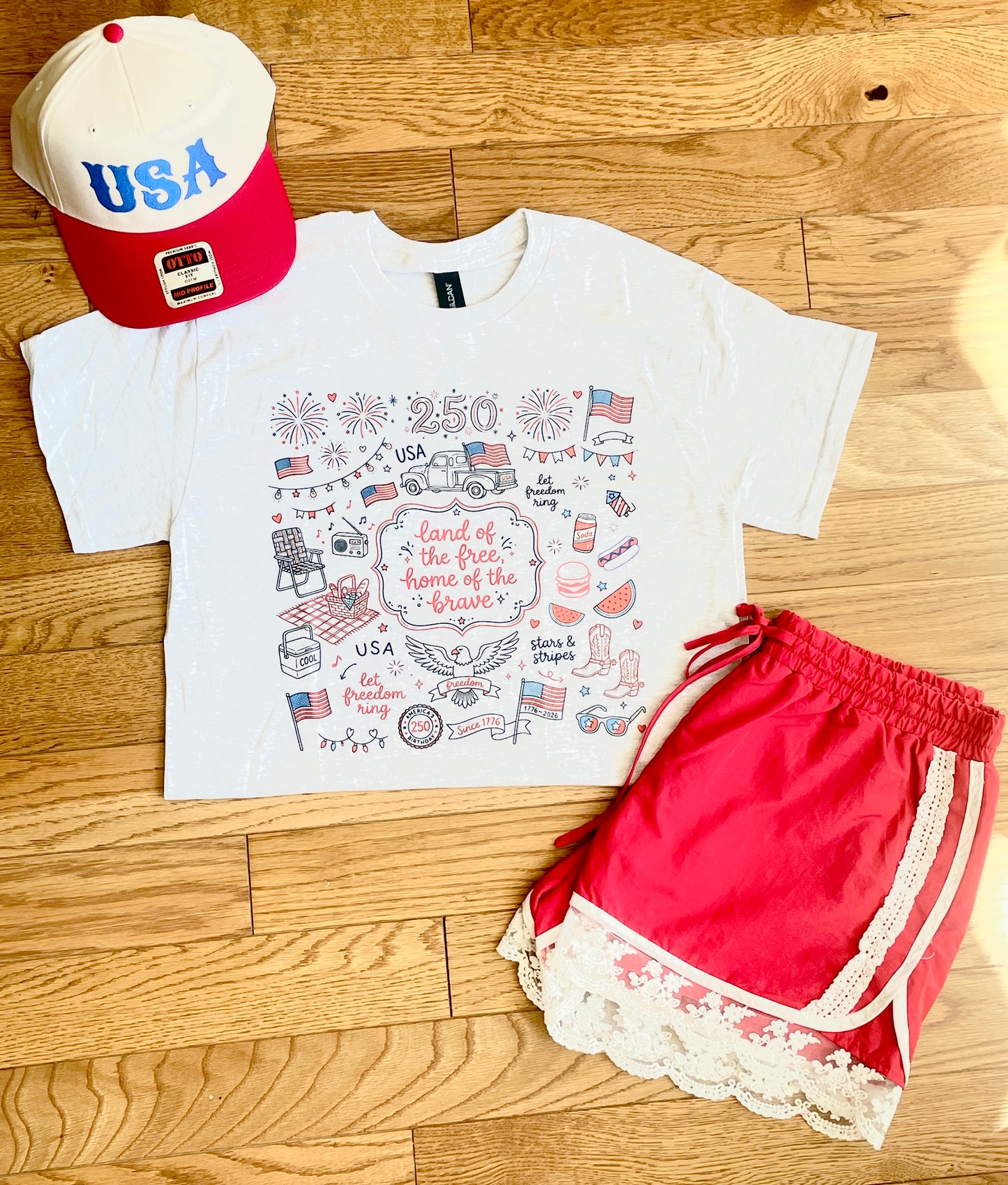 250th Land Of The Free Tee