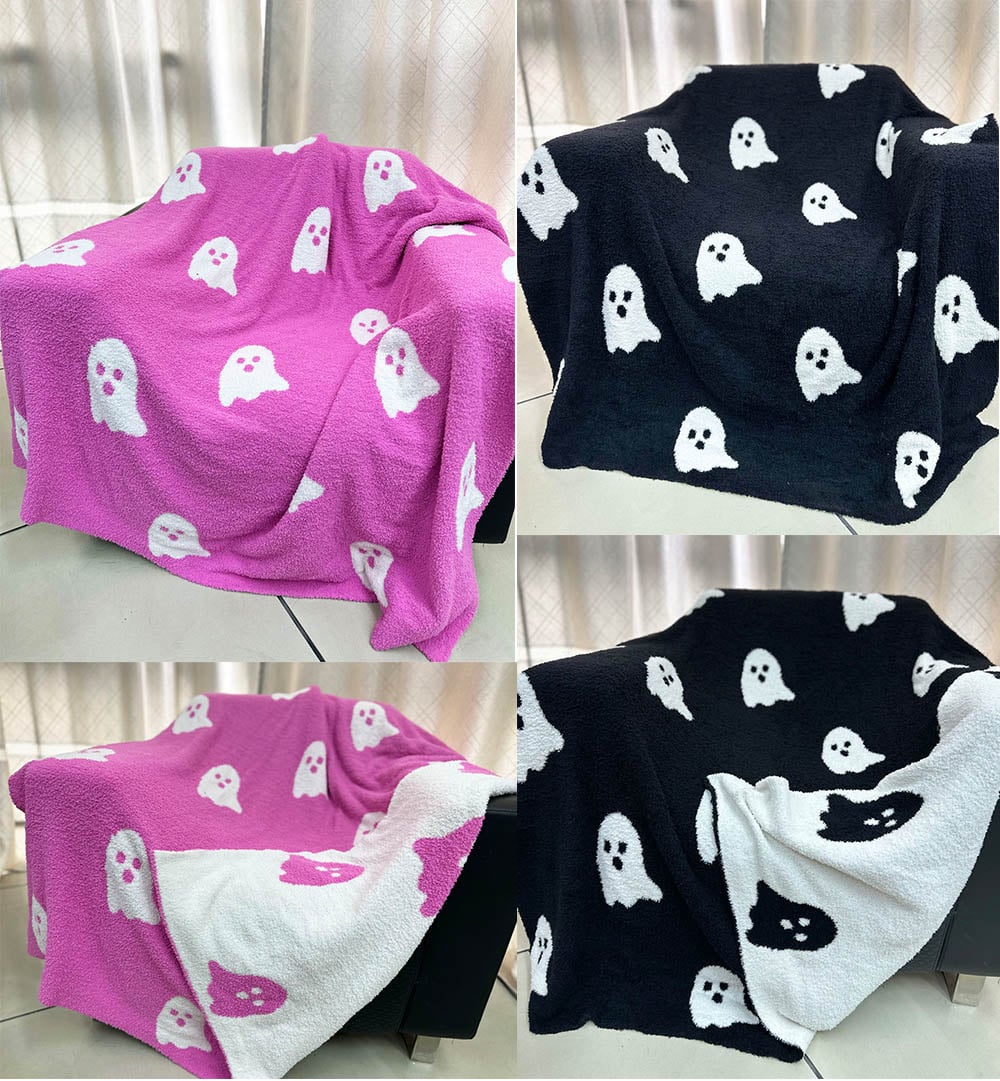 Luxe Sherpa Halloween Blanket RTS