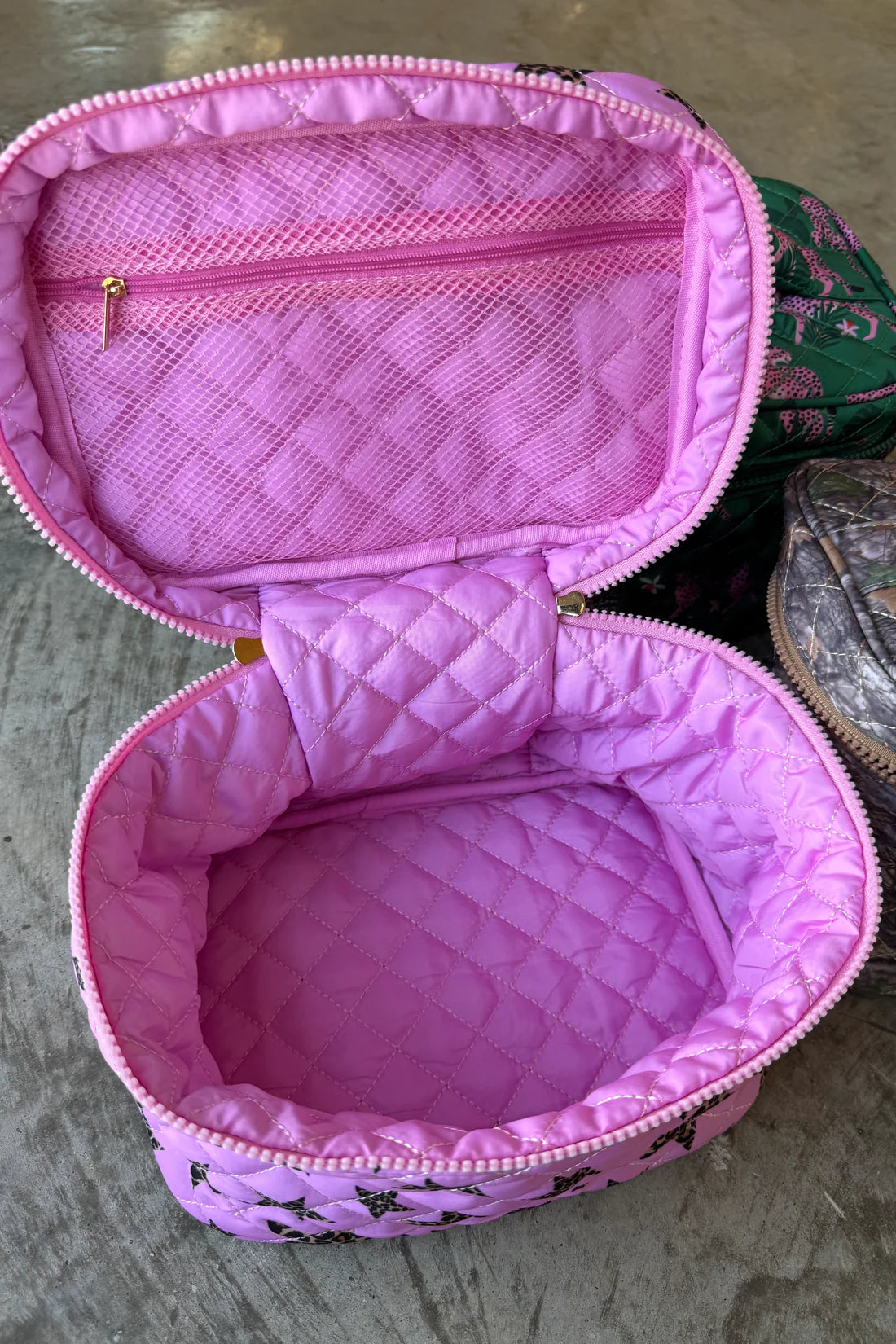Quilted Puffer Makeup Bag (MATCHING PJ Option) PreO