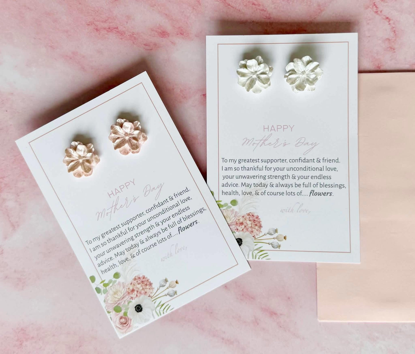 Mama Petal Earrings - Ivory