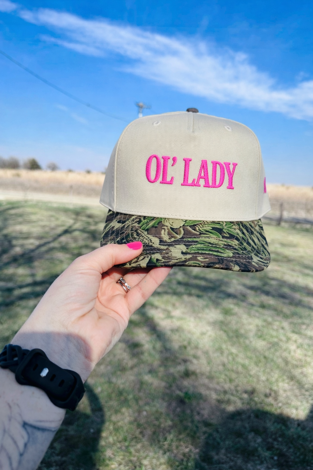 Ol’ Lady Bottomland Hat + Pink Thread