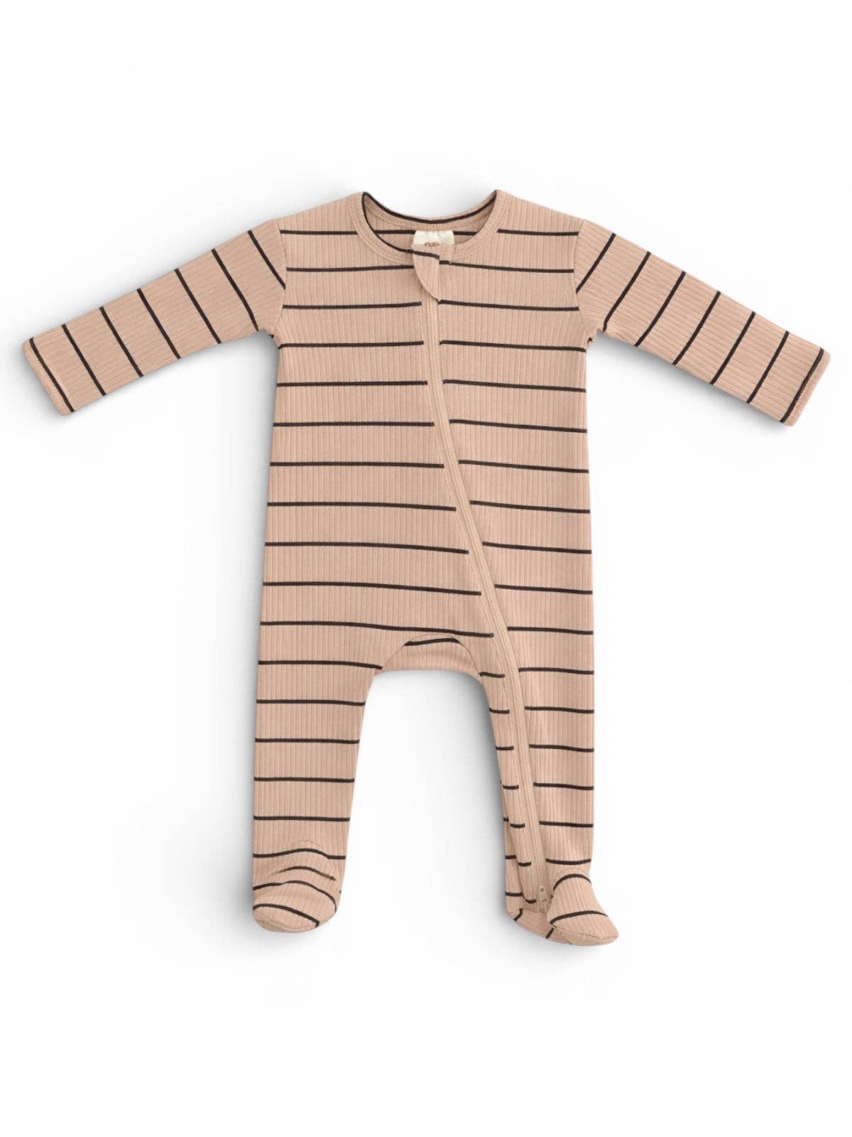 Jett Striped 2-Way Zip Footie Sleeper