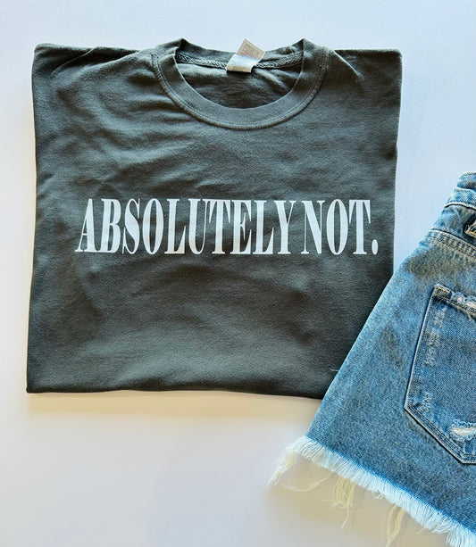 Absolutely Not Tee - Comfort Colors