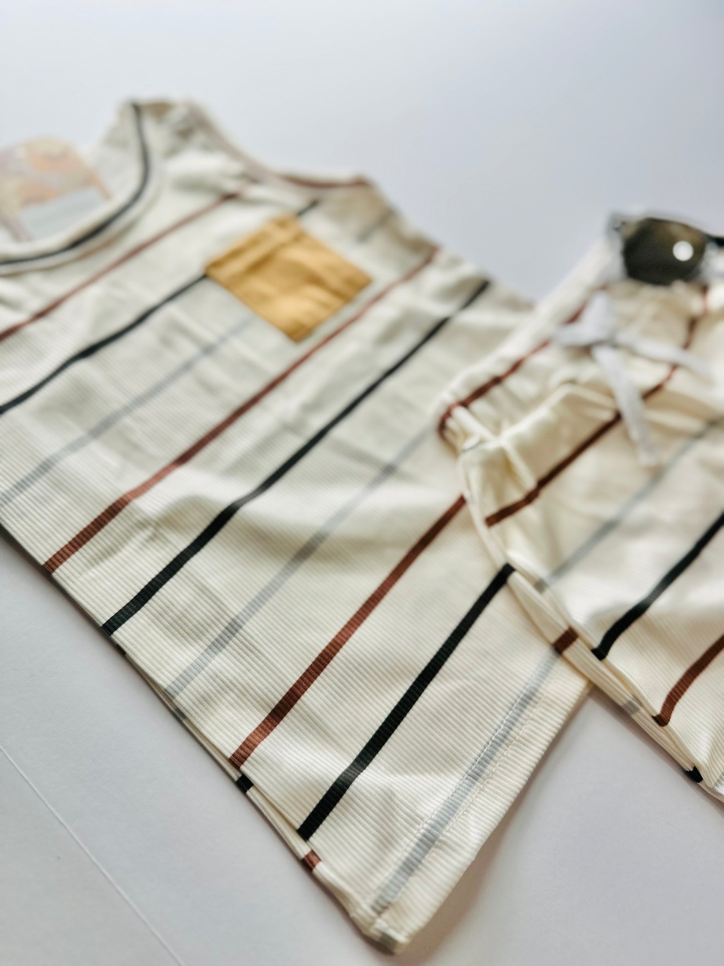 Sawyer Ribbed Stripe Set