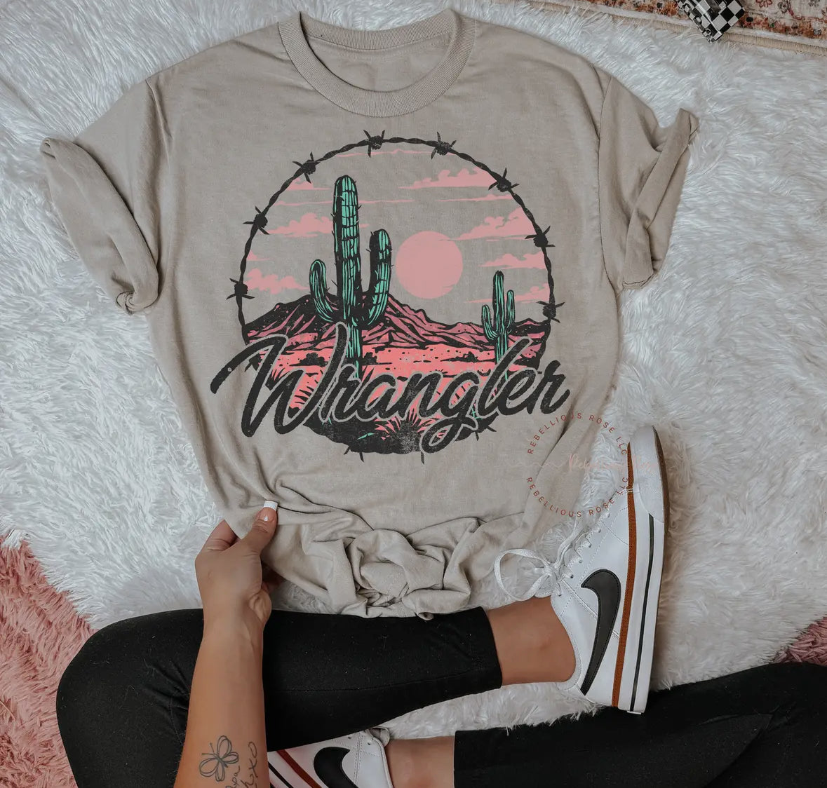 Wrangler Western Sunset Tee PreO