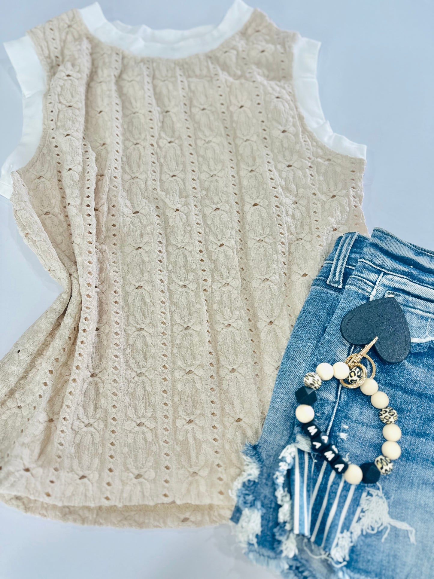 Trinity Textured Floral Tank RTS