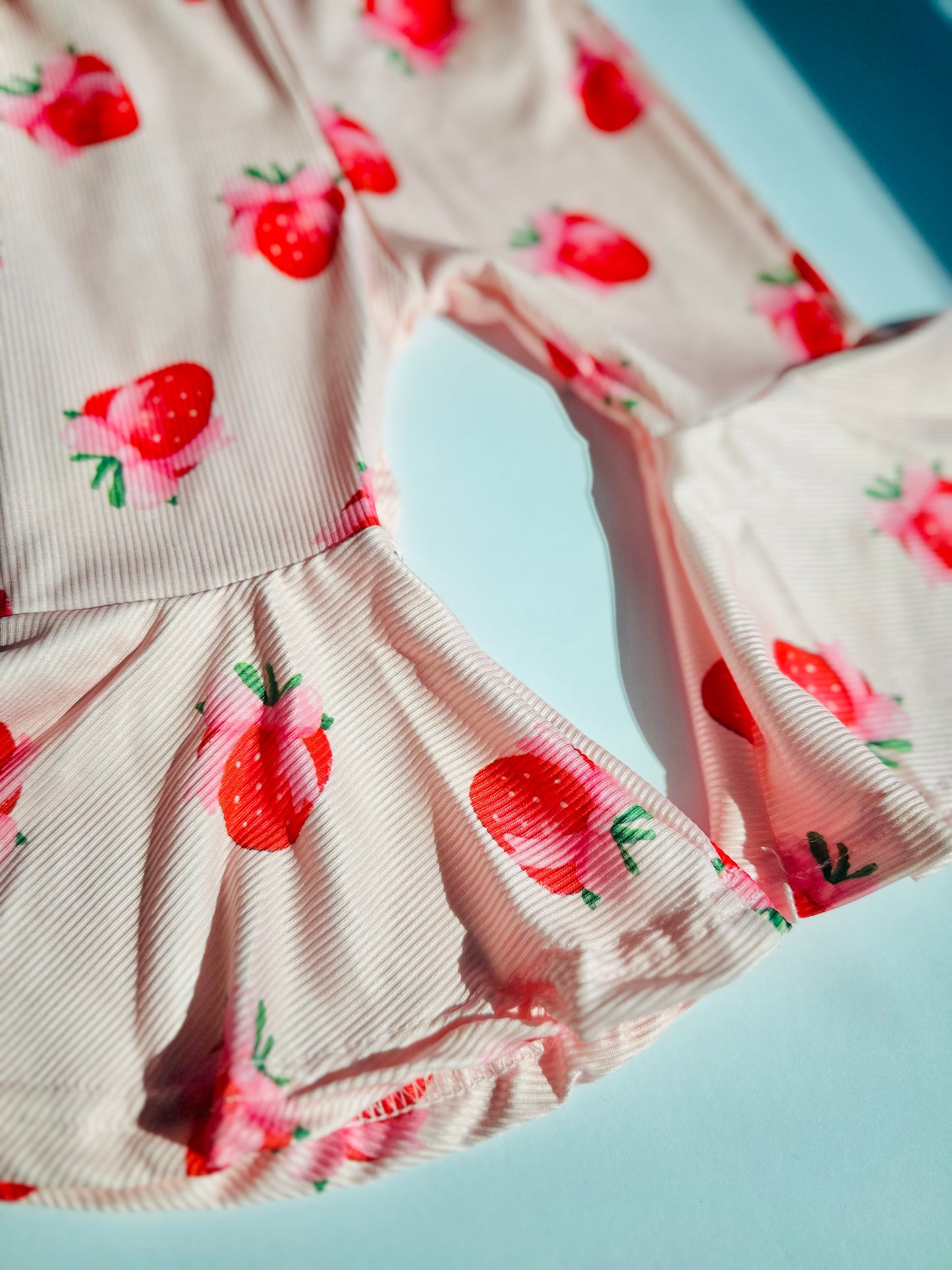 Straw Berry Cute Bell Bottom Jumper RTS