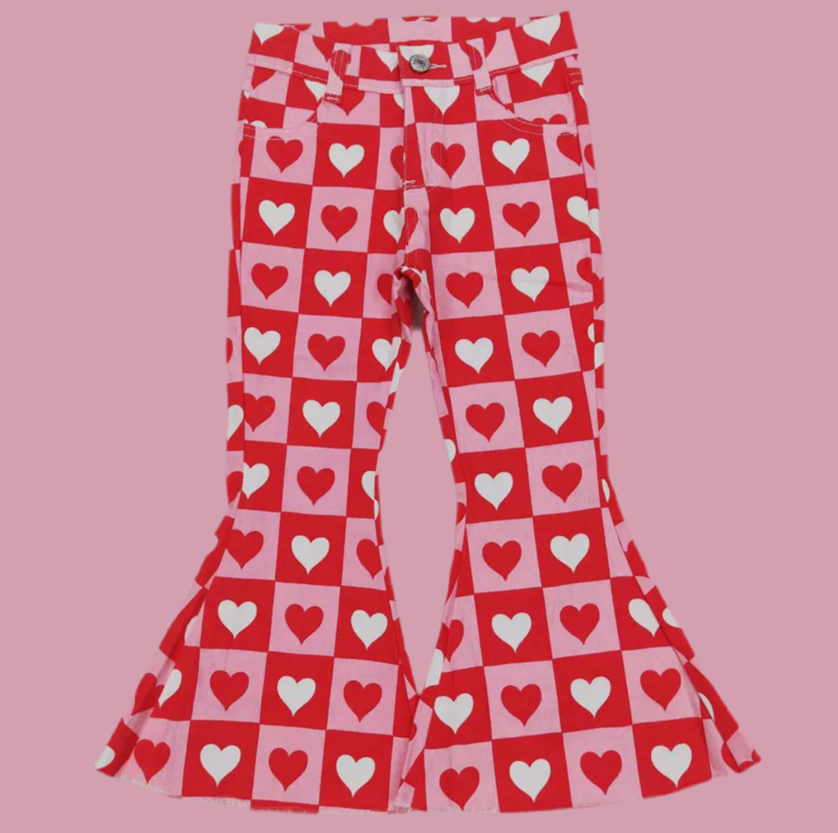 Hearts Denim Bells