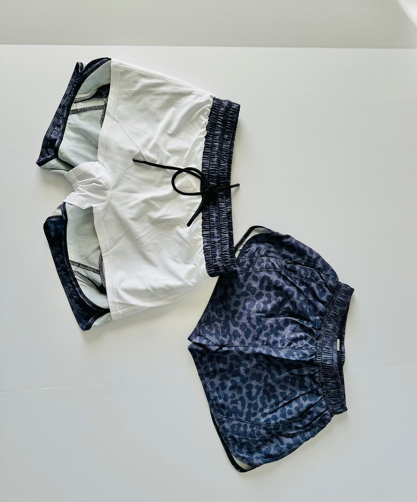 Black Leo Lined Gym Shorts RTS