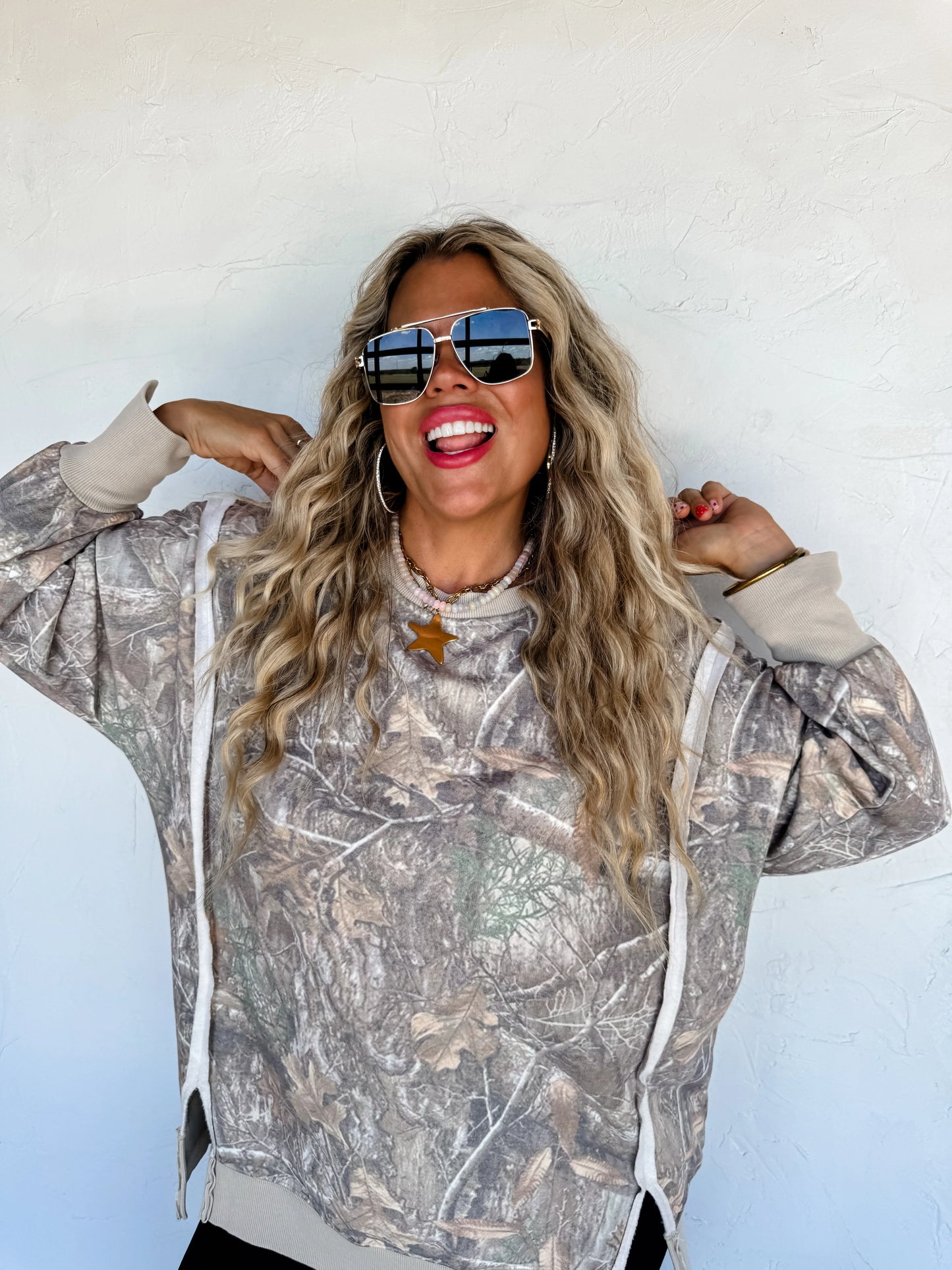 Caylee Camo Pullover RTS
