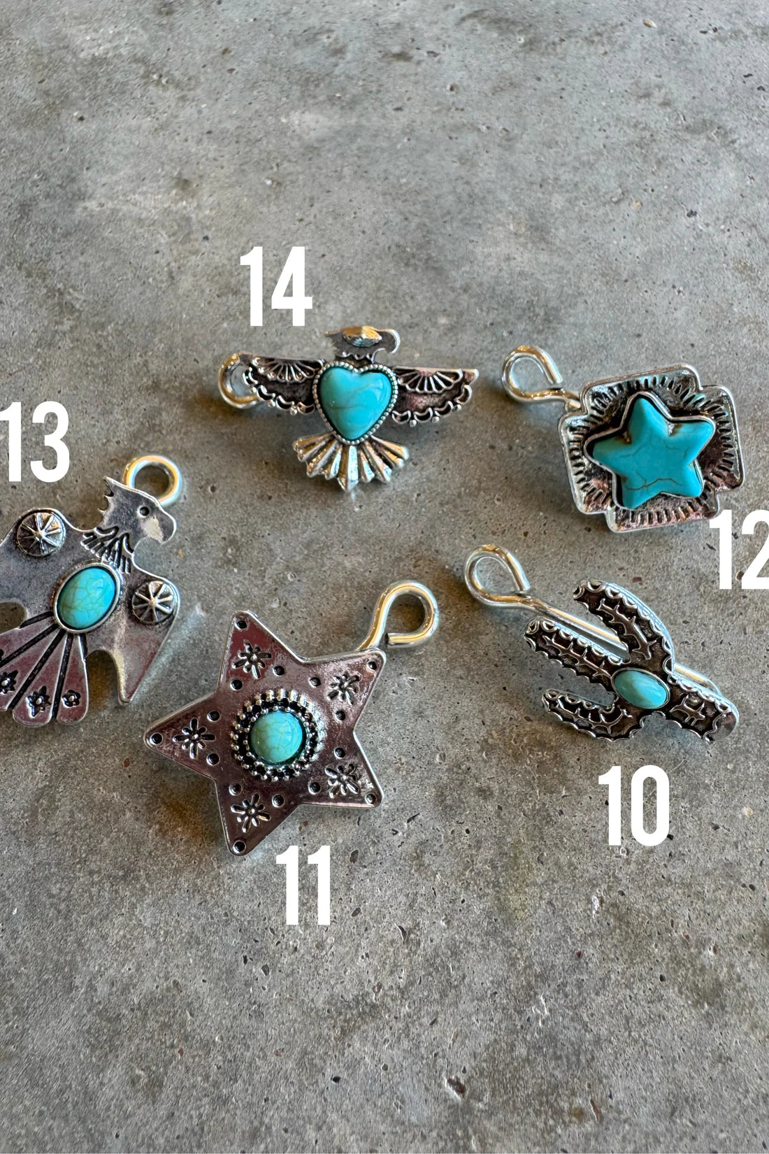 Western Hat Clip Charms PreO