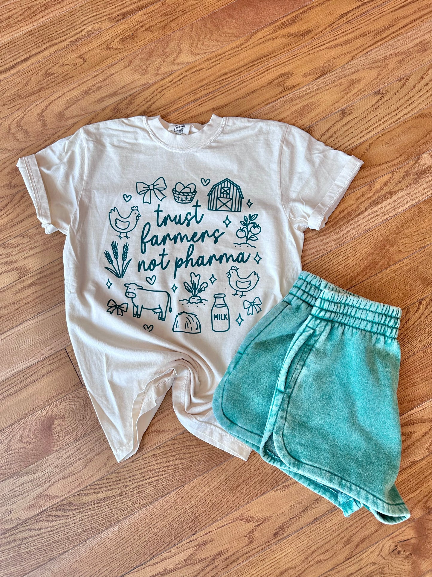 Trust Farmers Not Pharma Tee