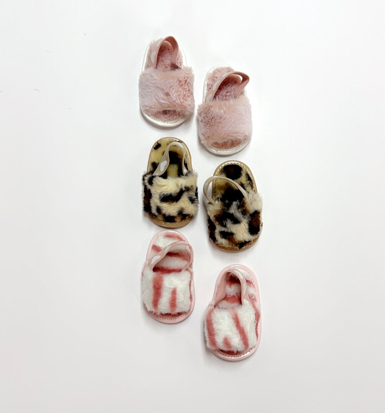 Fluffy Baby Sandal/Slippers RTS