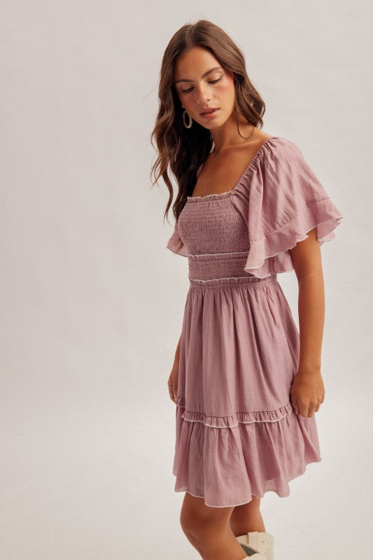 Abilene Lilac Mini Dress