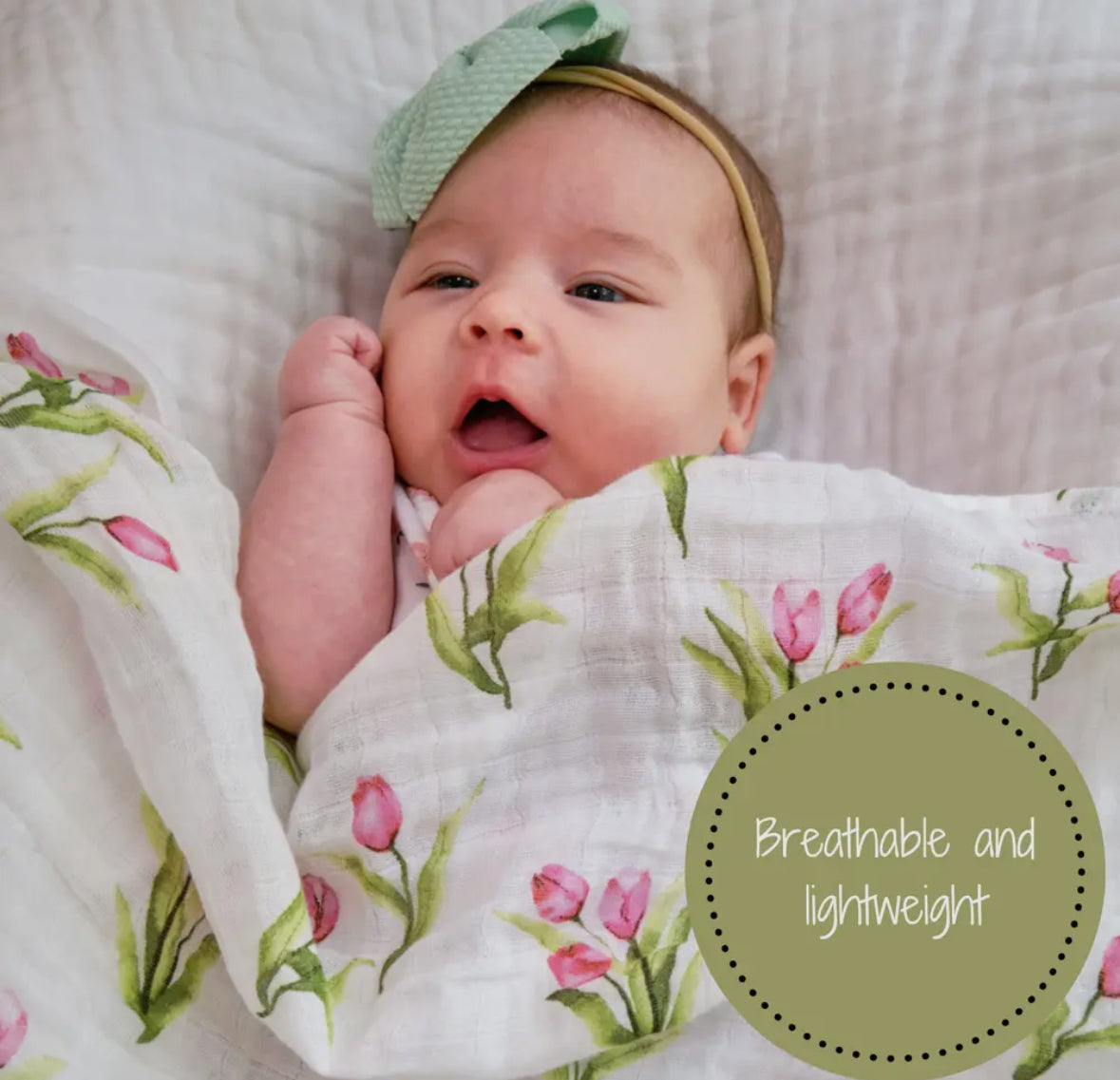 Tulip Swaddle Blanket