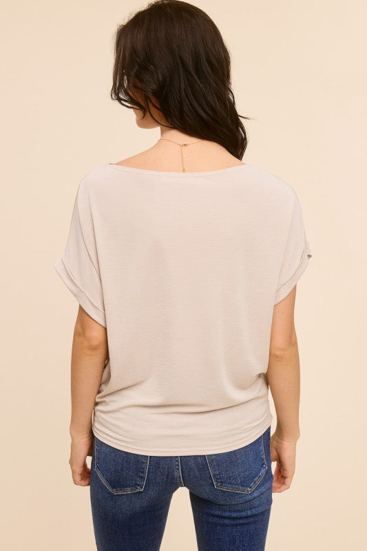 Champagne Dolman Top