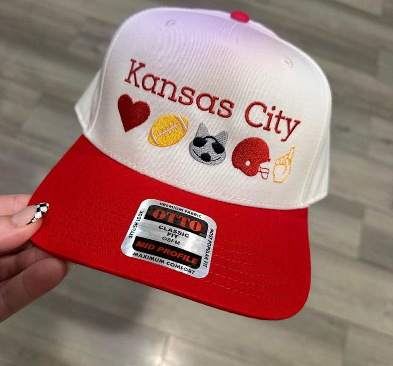 Kansas City KC Wolf Embroidered Hat RTS