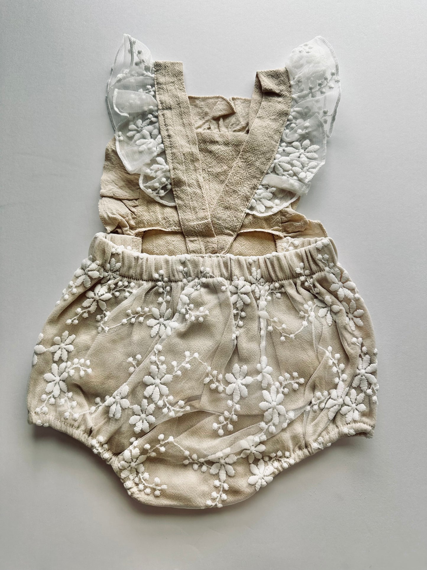 Lainey Lace Over Boho Onesie